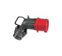 Fiche Coudée Male 16 Ampères 3P+T Ip44 Rouge - Legrand Hypra 052263