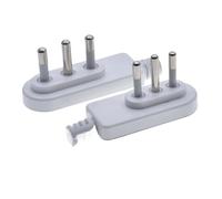 Fiche d'alimentation blanche 3 broches assemblage de câblage 250 V 16 A adaptateur secteur standard amovible 10 A 250 AC(HXC027 16A,1 pcs)