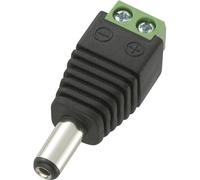 Fiche d'alimentation DC mâle, droit TRU COMPONENTS DC14-M 735808 Ø extérieur: 5.5 mm Ø intérieur: 2.1 mm 1 pc(s)