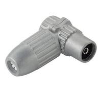 Fiche d'antenne femelle coudée en fonte d'aluminium Renkforce 0410326 o de câble: 5 -7 mm 1 pc(s)