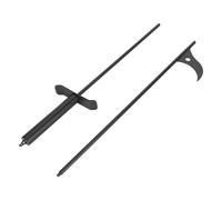 Fiche de cheminée Poker Fire Pock Poker Fire Poker pour Camping Wood Stove en intérieur extérieur 40in