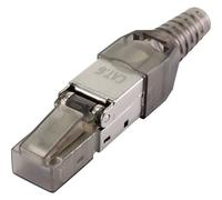 Fiche de confection du champ Renkforce CAT6 Renkforce RF-4538314 mâle, droit noir (transparent) 1 pc(s)