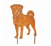 Fiche de jardin en rouille noble kangal chien décoration métal rouille résist...