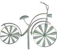 Fiche de jardin vélo vert antique Moulin à vent Décoration de jardin Décoration de parterre Décorad, Variante:Roue haute