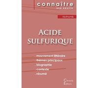 Fiche de lecture Acide sulfurique de Nothomb (Analyse littéraire de référence et résumé complet)