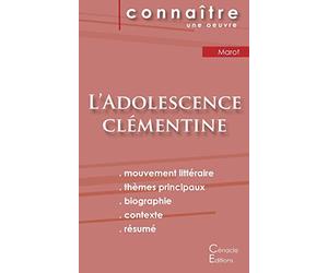 Fiche de lecture L'Adolescence clémentine de Clément Marot (Analyse littéraire de référence et résumé complet)