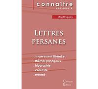 Fiche de lecture Lettres persanes de Montesquieu (analyse littéraire de référence et résumé complet)