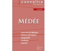 Fiche de lecture Médée de Euripide (Analyse littéraire de référence et résumé complet) - Euripide - Du Cenacle Editions - Poche - Scolaire / Universitaire