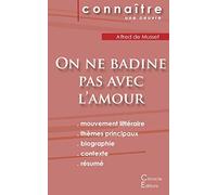Fiche de lecture On ne badine pas avec l'amour de Musset (Analyse littéraire de référence et résumé complet)