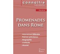 Fiche de lecture Promenades dans Rome (Analyse littéraire de référence et résumé complet)