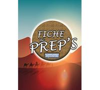Fiche de Prep's : cycle 1: 100 fiches de préparation vierges à remplir | B.O cycle 1 | Conçu par un P.E | Thème désert