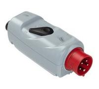 Fiche de protection moteur CEE 16 A 5 pôles PCE PC Electric 54715530 400 V rouge, gris G