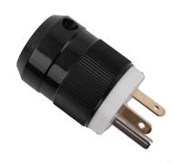 Fiche de rechange pour NEMA 5-20P 20 A 125 V lame droite mâle avec connecteur en nylon robuste pour pièces de générateur accessoires