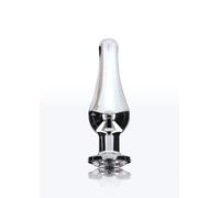 Fiche dilatateur en métal anal moyen portable butt lisse gode