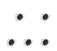 FICHE DIN FEMELLE 6 BROCHES, POUR CHASSIS (Lot de 5)
