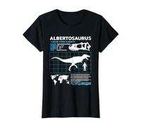 Fiche d'information sur Le Albertosaurus T-Shirt Graphique avec Valeur