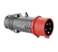 Fiche mobile droite Hypra 16A - 3P+N+T - 380V~ à 415V~ - plastique - IP44