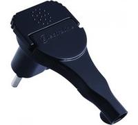 Fiche électrique extra plate mâle 2 pôles, 6 A, ELECTRALINE G