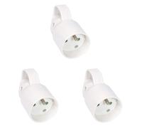 Fiche électrique femelle 16A + terre à anneau (Lot de 3)
