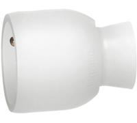 Fiche électrique femelle - 2 phases + terre - sortie droite - blanc