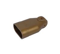 DEBFLEX Fiche électrique femelle droite 2 pôles 6A - or G