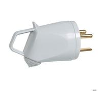 Fiche électrique - LEGRAND - 055632 - 2P+T en plastique 20A 400V - Gris - IP20