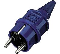 Fiche électrique mâle avec terre MENNEKES 10838 plastique 230 V bleu IP44