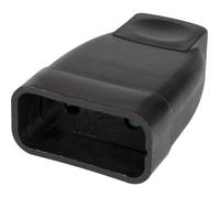 Fiche électrique - Plate - Dhome - 2P - 6 A - Femelle - Noir