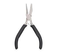 Fiche en boucle de fil Malcules de nez rond à moitié incapacités 5 pouces mini-outil d'enroulement en acier en carbone pour la fabrication de bijoux de bricolage et l'artisanat