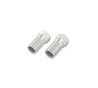 Fiche F mâle, 6,8 mm, à vis, 4 pièces