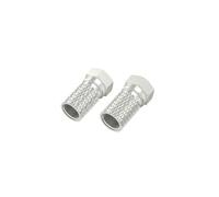 Fiche F mâle, 7,0 mm, à vis, 4 pièces