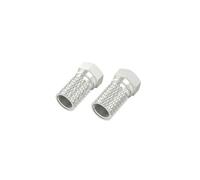 Fiche F mâle, 7,0 mm, à vis, 4 pièces