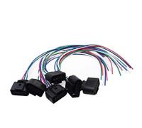Fiche Faisceau Bobine Compatible Avec A4 Pour Quattro L4 1.8L 1997-2003 Pour A6 V6 3.0L 2002-2009 Pour Q7 V6 3.6L V8 4.2L 2007-2009 Connecteur De Bobine D'allumage 1J0998724(6 Kits NO Wires)