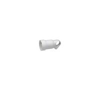 Fiche électrique GENERIQUE Fiche Femelle 16A 2P+T En Plastique Avec Anneau Extraction Blanc