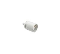 Fiche femelle 2P+T 16 A sortie droite a coiffe gris