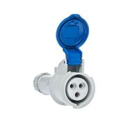 Fiche Femelle P17 16a 2p+t 220v - étanche Ip44 - Ide
