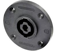 Fiche haut-parleur embase femelle, contacts droits Neutrik NL4MPRXX Nombre de pôles: 4 noir 1 pc(s)