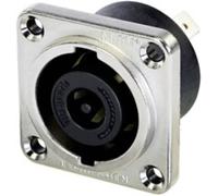 Fiche haut-parleur embase femelle, contacts droits Neutrik NLT8MPXX Nombre de pôles: 8 noir, argent 1 pc(s)