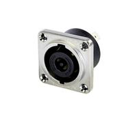 Fiche haut-parleur embase femelle, contacts droits Neutrik NLT8MPXX Nombre de pôles: 8 noir, argent 1 pc(s)