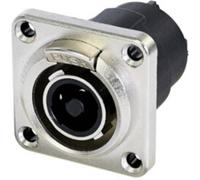 Fiche haut-parleur mâle, droit Neutrik NLT4FPXX Nombre de pôles: 4 noir, argent 1 pc(s)