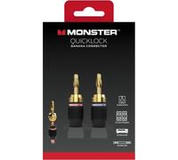 Fiche Haut-parleur MONSTERCABLE AUDIO QUICKLOCK FICHES BANANES 2X2