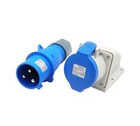 Fiche industrielle 32A 3 conducteurs montage en saillie dissimulé mobile connecteur prise TYPR231(Set TYPR281 TYPR6801)