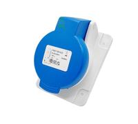 Fiche industrielle mobile droite tripolaire 16 A PKX16M423 2P+T(Concealed italic socket)
