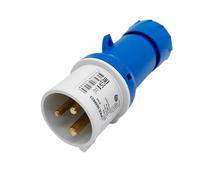 Fiche industrielle mobile droite tripolaire 16 A PKX16M423 2P+T(Plug screw crimping type)