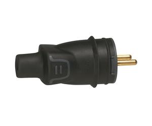 Fiche Legrand 2P Avec Terre 16A Plastique Noir - 050445 [10 Pièces]
