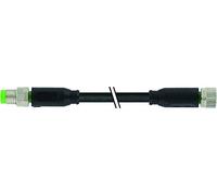 Fiche M8. vers prise M8 femelle. Ethercat Power