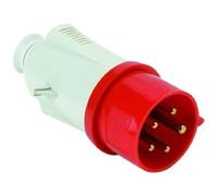 Fiche mâle 2 prises - Electraline - 80855 - Blanc - Filaire - Non aimanté