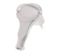 Fiche mâle 2P 6A extraplate - blanc - Zenitech