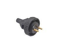 fiche male 2p+t 16 a caoutchouc