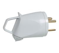 Fiche mâle 2P+T - LEGRAND - 20A - Plastique - Extérieur - Gris